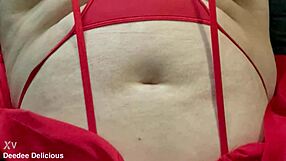 i enjoy showing a closeup view of my creamy intimate area in lingerie during solo play