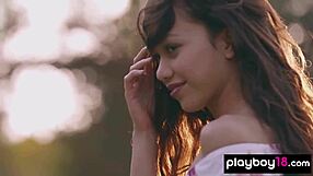 petite filipino teen kit rysha strips down and poses outdoors but reveals unexpected softcore twists