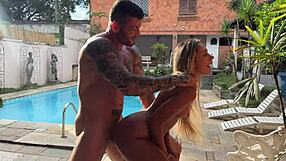 The young babe Yasmin Avila endured a bareback rough fuck in her tight wet pussy