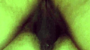 She lay back casually as her boyfriend dove in close up, licking her pussy before sliding in for intense sex.