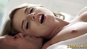 Babe GETS asshole EATEN in erotic european hardcore rimjob and fingering scene.