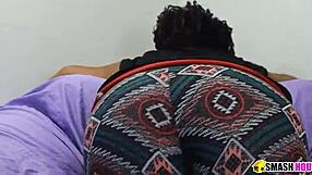 hey, check out this mature black woman getting into some wild anal play behind the scenes