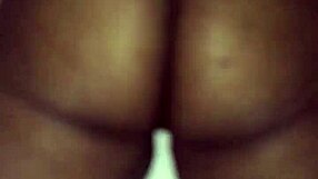 I'm feeling so thrilled smashing this big booty BBW from behind with my huge black cock, her fat ebony curves shaking.