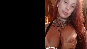Ruiva Gostosa Teases Fans Online with Her Rosy Brazilian Tits