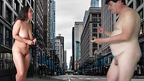 Preview of New York Temptation with Agarabas and Olpr in Outdoor Shaved Pussy Lick