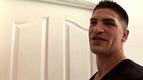 He Boldly Caresses Her Massive Tits With Intense Desire