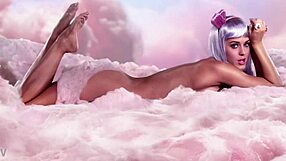 Katy Perry naked barefoot
