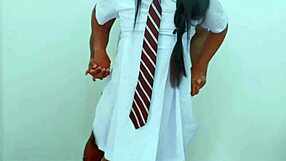 Afterschool couple fuck hard with passionate riding and tight wet pussy action in homemade video