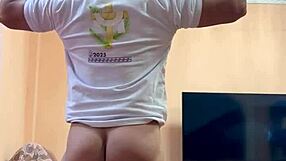 in this solo display, the muscular mexican bodybuilder shows off his sexy form with a confident vibe