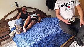 uhh i was playin video games and my friends ended up fuckin