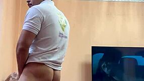 in this solo display, the muscular mexican bodybuilder shows off his sexy form with a confident vibe