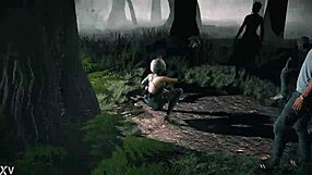Nier Automate 2B does sexy striptease modeling then gets assfucked hard