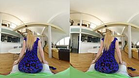 czech vr 373 shows mesmerizing blonde getting horny while riding your cock in lingerie