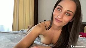 Angel with tattoos masters seduction through teasing fingering and shaved pussy play