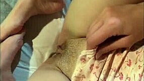 i'm your horny petite girlfriend in a dress, fingering my tight pussy pov style until i orgasm as your slut wife.