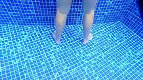 Did you catch that nalgona getting surprised while masturbating in the pool, leading to quick sex in the water?