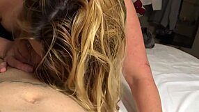 Sweetcaligirl delivers another epic deepthroat with ball licking and wet tongue action on big cock.