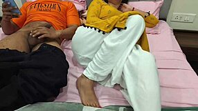 Decided to masturbate in stepsisters room with hot 18 stepsister watching