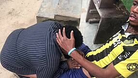 Curvy fat babe gets oiled up for intense outdoor sex that goes totally wrong