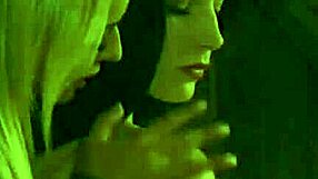 Tied Up Blonde Lesbian Slave With BIG TITS GROPED And Punished By Femdom Mistress In Bondage