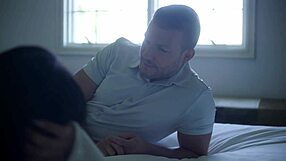 The beautiful big-assed brunette babe Vanessa Sky bends over in her skirt and heels, seducing homebuyer Codey Steele into licking and fucking her trimmed pussy sideways.