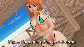 hey nami, you gonna show me exactly how to jerk off in this spanish joi remake?