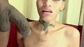 Hey, check out sexy slim teen latina jada slim in piss play and learning to handle a big one