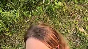 i almost got caught fucking this curvy milf with big tits on my monster cock outdoors