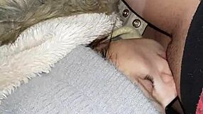 my neighbor subtly licks my pussy in an abandoned barn hiding our secret lesbian passion