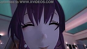 Yukoshvr - kafka and furina take turns on goth boy