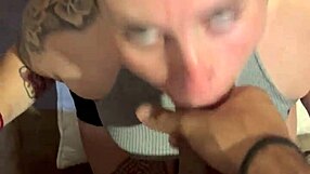 Blonde Latina Amateur Slut Gives Homemade Blowjob With Deepthroat Action, But Can She Swallow It All?