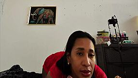 Ever wondered what happens when a hot Colombian stepmom with athletic body and tight wet pussy shares a bed with her stepson leading to intense pov fucking with that huge monster cock