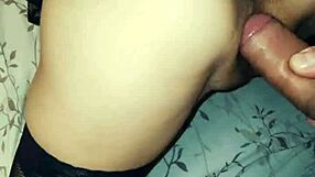 amateur mature milf wife in cute lingerie gets anal assfucking in beautiful sex session