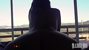 stunning view of dreadhot's big brazilian ass on my face beats any forest scenery