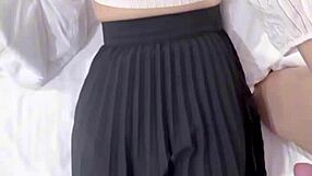 do you want to see this office girl's pink wet pussy getting fingered?