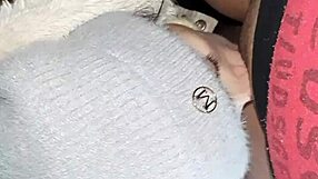 my neighbor subtly licks my pussy in an abandoned barn hiding our secret lesbian passion