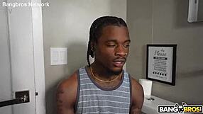 Monster cock deeply stretches shaved blonde yoga instructor