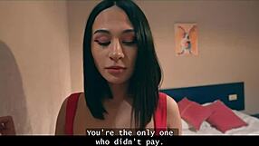 Slutty debtor with small natural tits pays debt by fucking tight shaved pussy and asshole in hardcore pov!