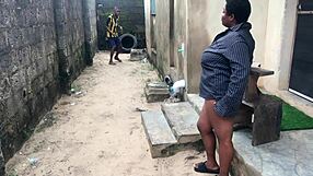 Curvy fat babe gets oiled up for intense outdoor sex that goes totally wrong