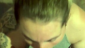 Blonde Latina Amateur Slut Gives Homemade Blowjob With Deepthroat Action, But Can She Swallow It All?