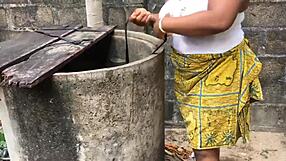 Bitch with Massive Tits Gets Unexpected Help Then Fucked Hard in Outdoor Adventure