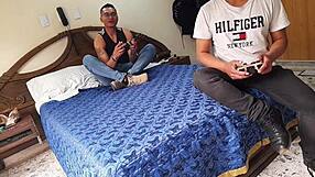 uhh i was playin video games and my friends ended up fuckin