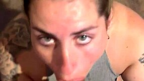 Blonde Latina Amateur Slut Gives Homemade Blowjob With Deepthroat Action, But Can She Swallow It All?