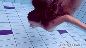 Does Lucy Really Remove Her Bikini While Swimming in the Pool?