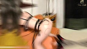 The cuckold husband decides to give his wife a big black cock lover for some blowjob and fucking action on the balcony while he listens from below