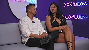 i'm melanylatina the hot wife getting bent over and fucked doggy style by tommy miller my real partner in xxxfollow sessions with daniortiz podcast featuring my big tits and ass