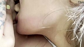 Young Lesbians Bent Over in Homemade Play with Big Clit Riding and Doggystyle Pussy Action