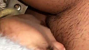 my neighbor subtly licks my pussy in an abandoned barn hiding our secret lesbian passion