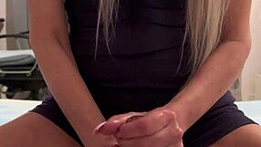 Handjob Turns into Unexpected Pussy Massage Gone Wrong!