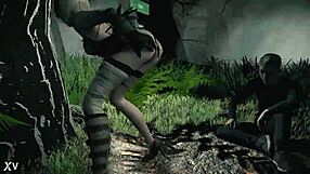 Nier Automate 2B does sexy striptease modeling then gets assfucked hard